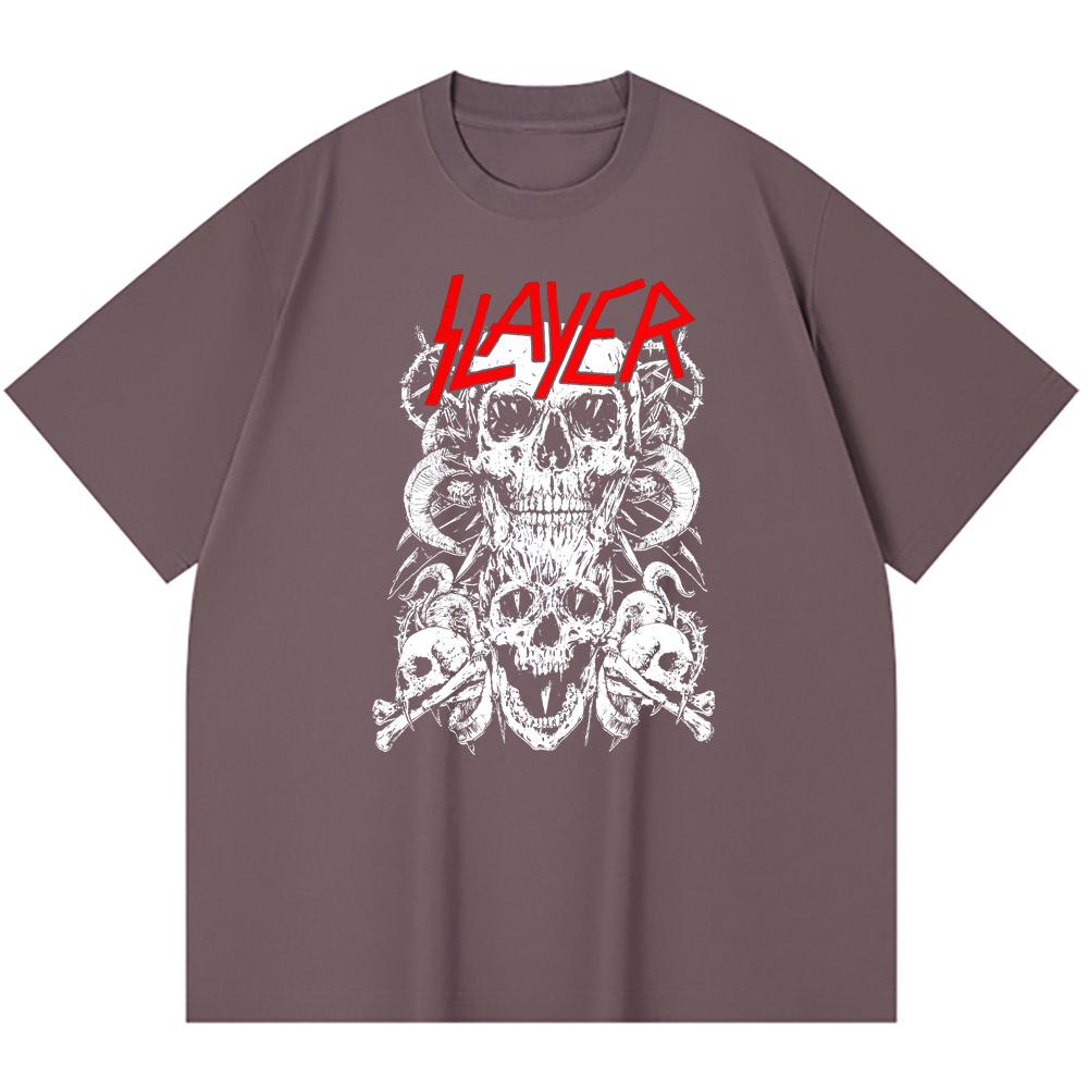 230 g/m² 100% Baumwolle Heavy Metal T-Shirt Rockband Beliebte Musik Druck Unisex Schweres Baumwoll-T-Shirt