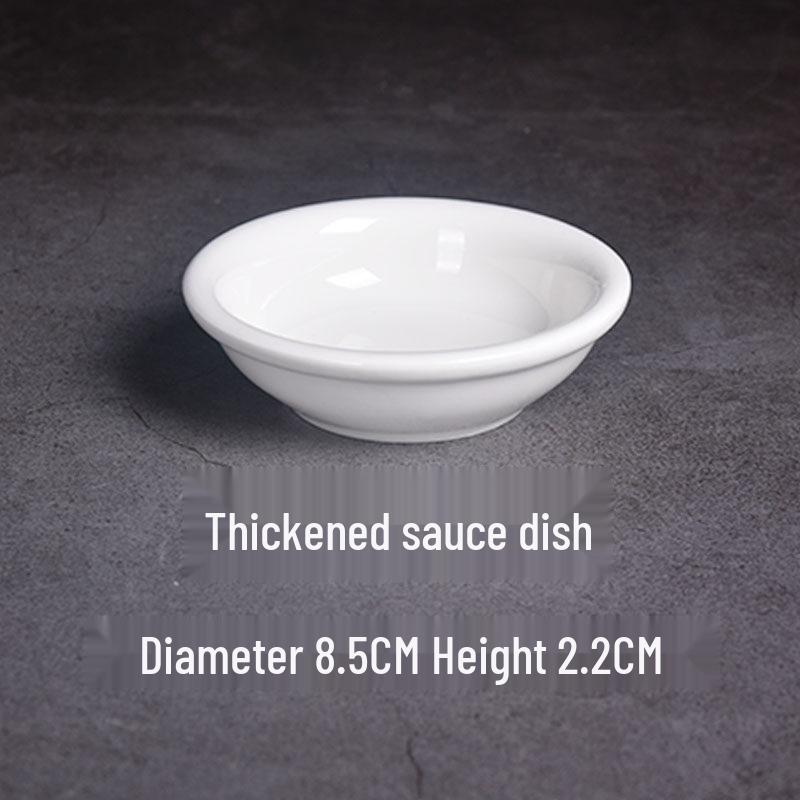 White Ceramic Dining Bowl - Rice, Soup & More - Restaurant Quality