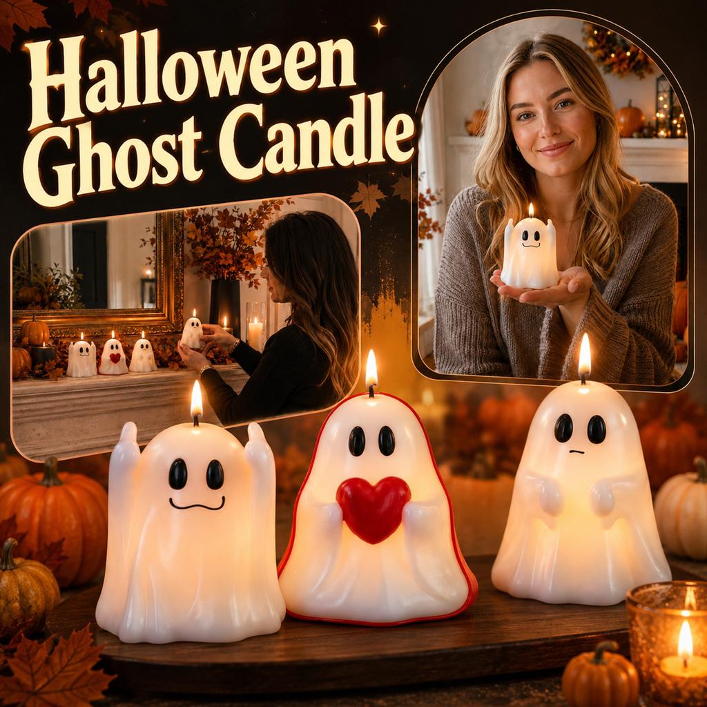 Halloween Flameless Candle Set for Home Decor