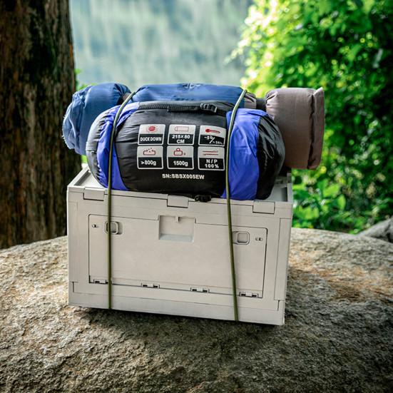 30/60/90CM Strikk med karabinkrok Kraftig utendørs camping RV telt sykkel kajakk bagasje last elastiske festestropper tau