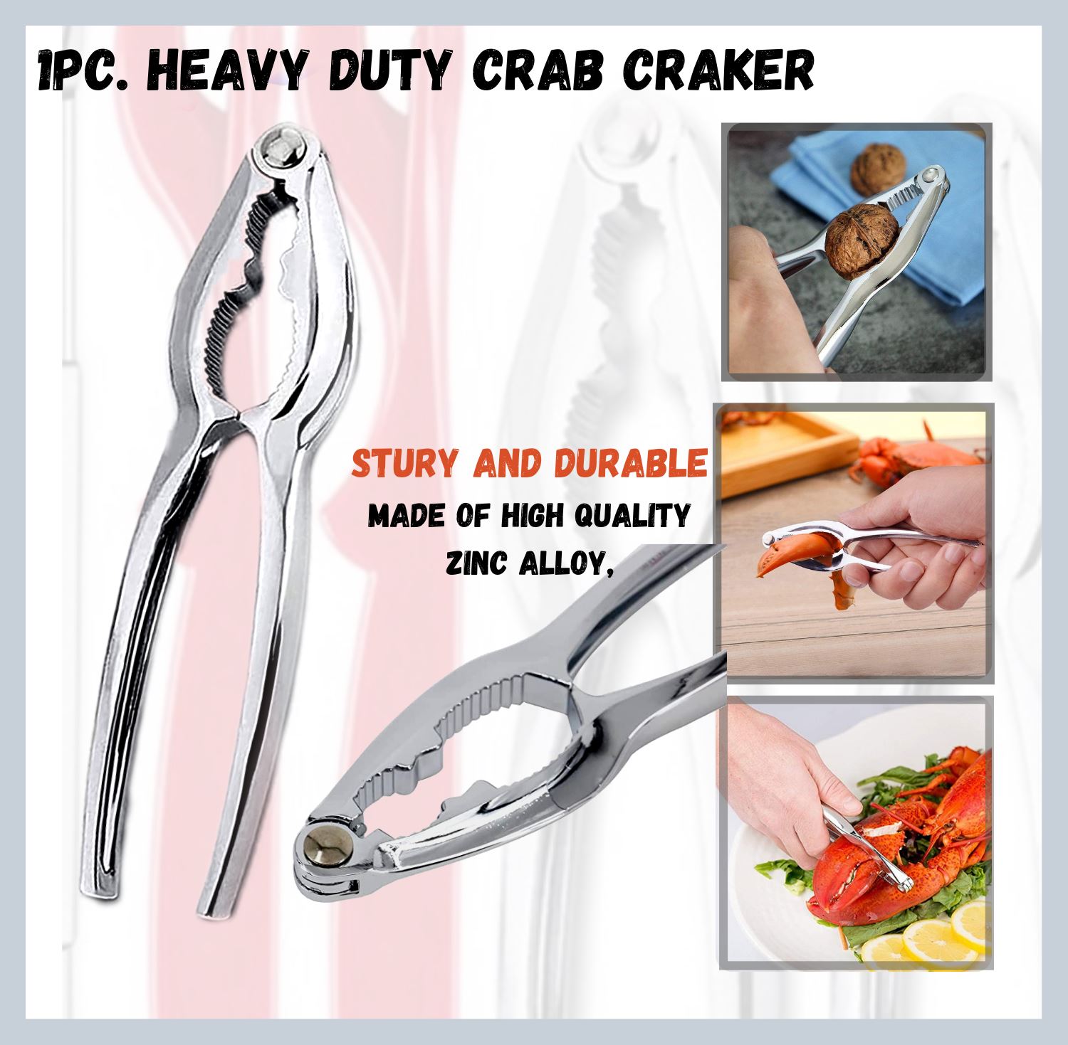 Seafood Tools Crab Clip Picking Crab Meat Is Easy Kitchen Tools Stainless Steel Pliers Lobster Clamp Pliers Clip Pick