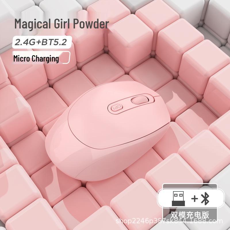 Silent Bluetooth Wireless Dual-Mode Mouse for Business & Office