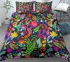 Luxury 3D Floral Print Bedding Set Queen King Size Comfortable Duvet Cover Pillowcases 3 Piece Set Comfortable Soft Home Living
