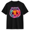 Vintage Retro Midnight Sun Dolphin Graphic Tshirt Unisex Vintage T Shirts Beach Oneck Harajuku Tees Wholesale Plus Size Tops