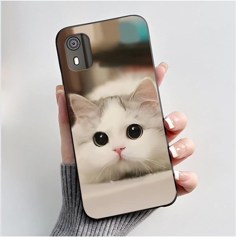 Cute Case For Nokia C02 (TA-1522) / C2 2nd Edition Funda Capa Printing Shell Protective Cover Soft Silicone Cartoon Phone Casing