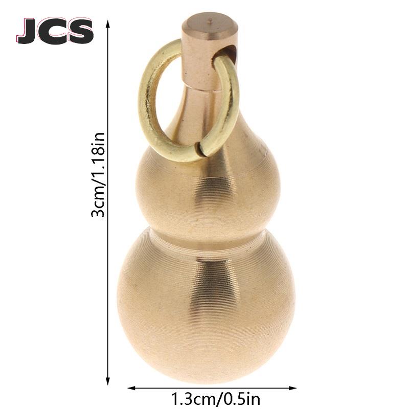 

1pcs Brass Gourd Pendant Pill Box Irregular Jar Hanging Medicine Case Container Bottle Keychain