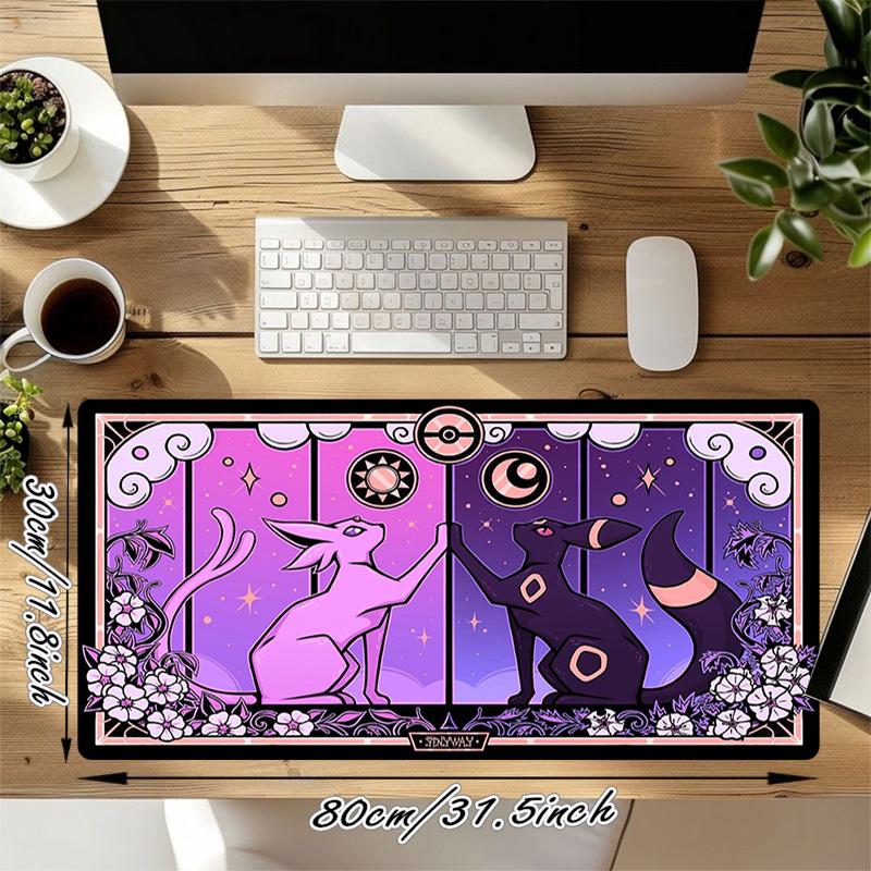 Moonlight Dance Xl Gaming Mouse Pad Nonslip Rubber Base Stitched Edge Waterproof Desk Mat For Pc Laptop Gamer Office Computer Accessories C929426