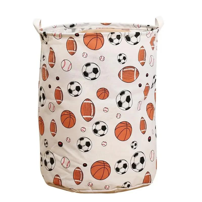 Storage Basket Foldable Fabric Laundry Basket Toy Storage Bucket Clothes Shoes Dirty Clothes Basket Household Storage Container