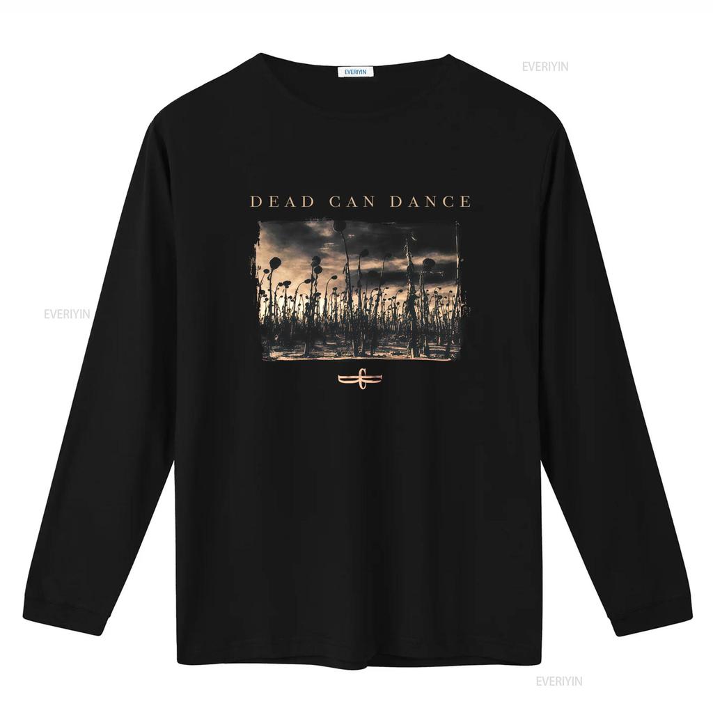 Dead Can Dance Anastasis Copertina Album Stampa Cotone Maglietta Nera S 5XL vintage Lavata Morbida streetwear uomo Leggermente Elastica