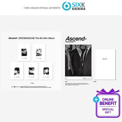 [Pre-order] ZEROBASEONE - 6th Mini Album [ASCEND-] SET 2EA (Online Benefit)