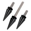 3 Spiked Windshield Bolts Black For Harley Electra Glide Tri Glide Street Glide 2014-2025