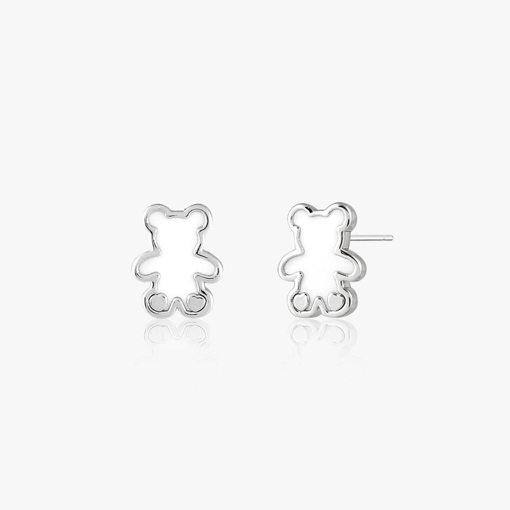 925 Silver Needle Hug Me Earrings