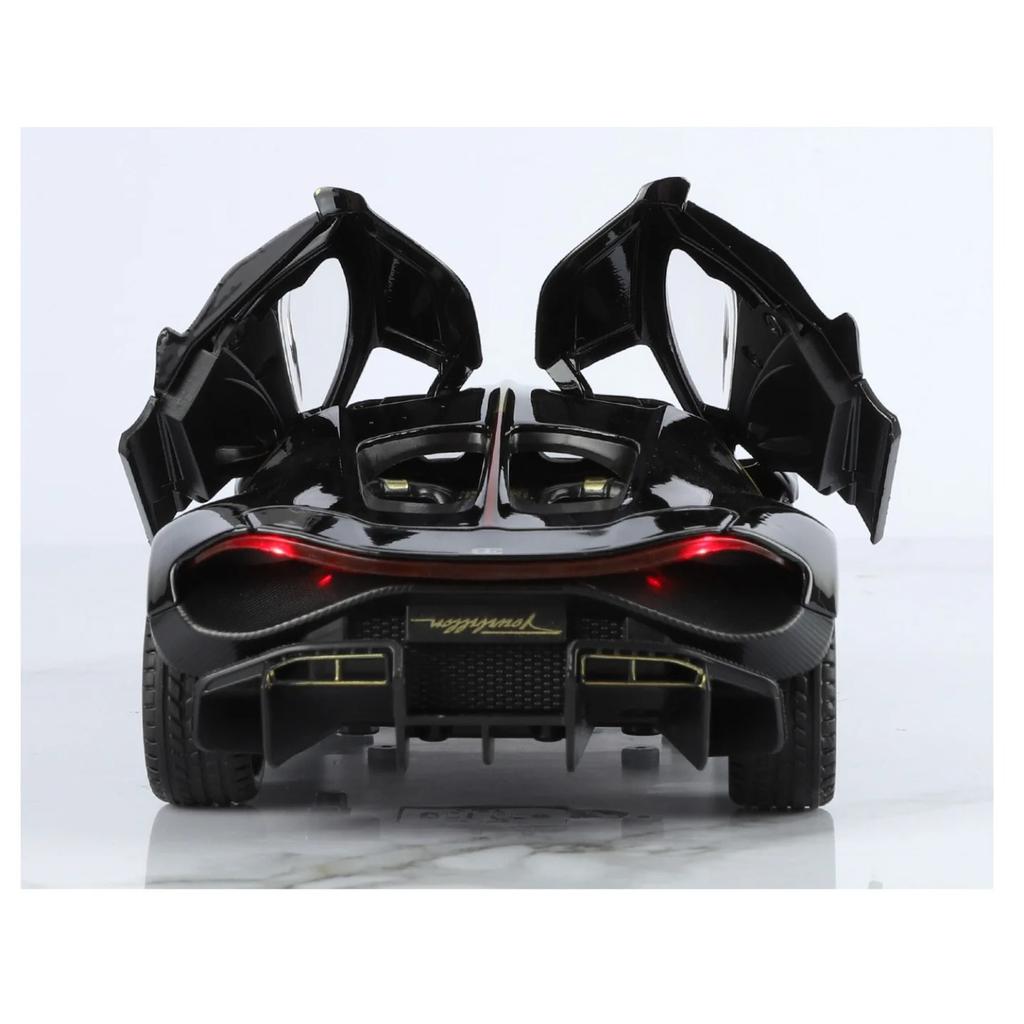 1/24 Bugatti Tourbillon Chiron Alloy Sports Car Model Diecast Metal Racing Super Vehicles Car Model Simulation Sound and Light Kids Gift