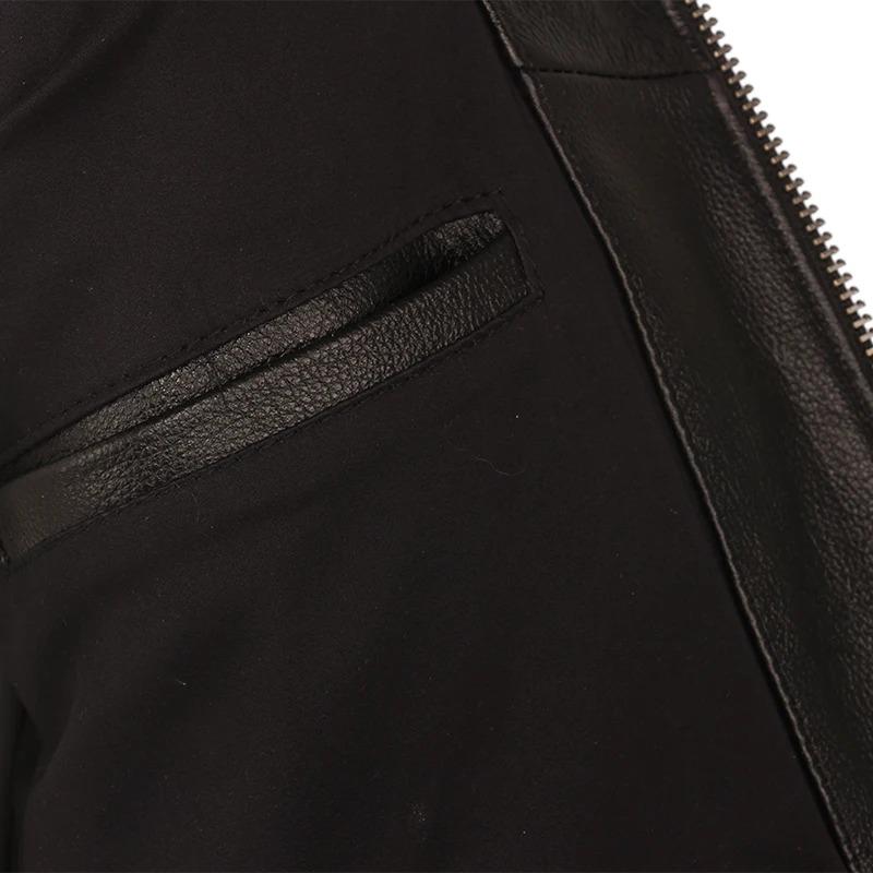 Tamanho Chinês Jaqueta de Couro Vintage Masculina Casaco de Couro Masculino Couro Bovino Jaquetas de Couro Genuíno Outono Casaco Masculino