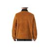 Timberland Solid Color Logo Outdoor Warm Stand Collar Fleece Jacket Men jackets Brown A5VTW-P47