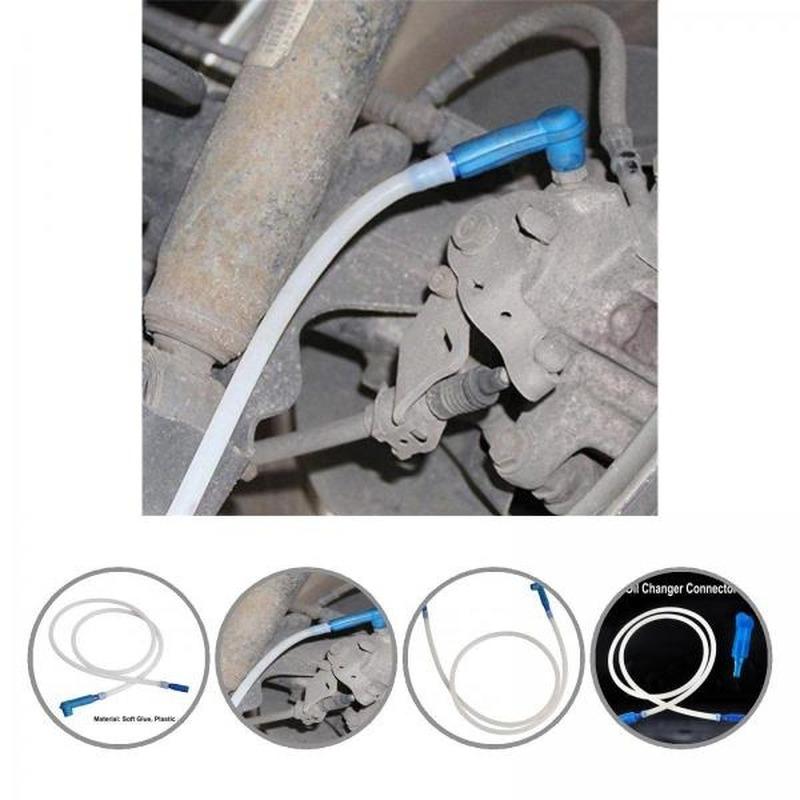 Brake Oil Changer Connector Emptying Tool with 1.2m Oil Pumping Pipe Brake Oil Replacement Tool for Car Vehicles Accessories
