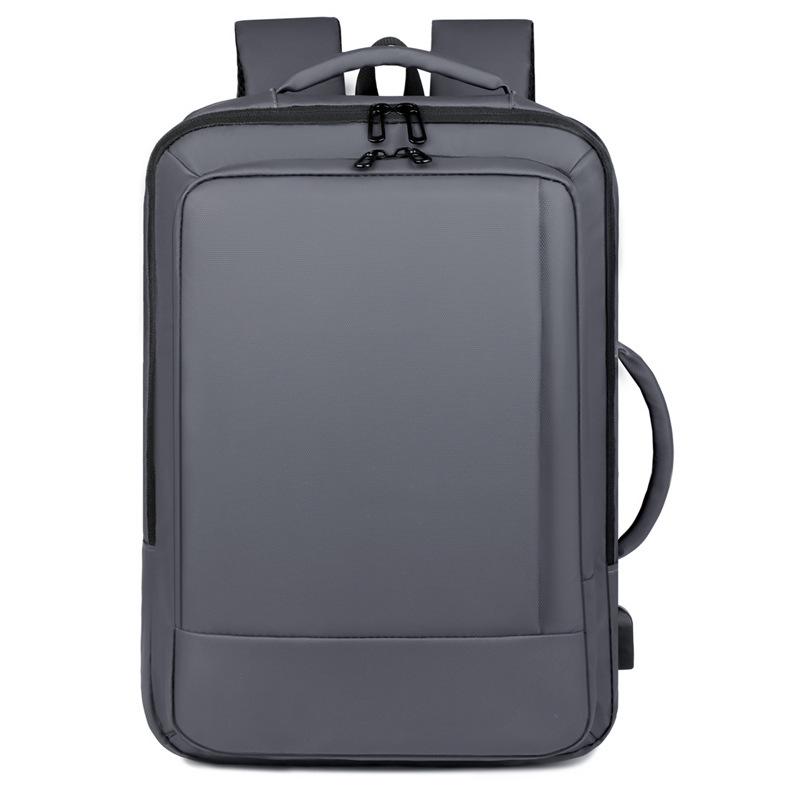 Men's Expandable Business Travel Backpack: Customizable Logo, Large Capacity, Fashionable Design, Computer Compatible.