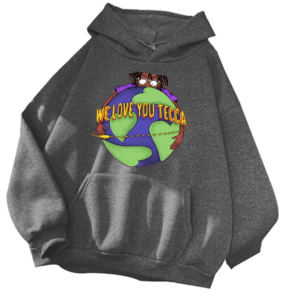 Lil Tecca Hoodie Wir lieben dich Tecca Hoodie Tecca Album Cover Sweatshirt Fan Geschenke Hoodie Harajuku Pullover Oberteile