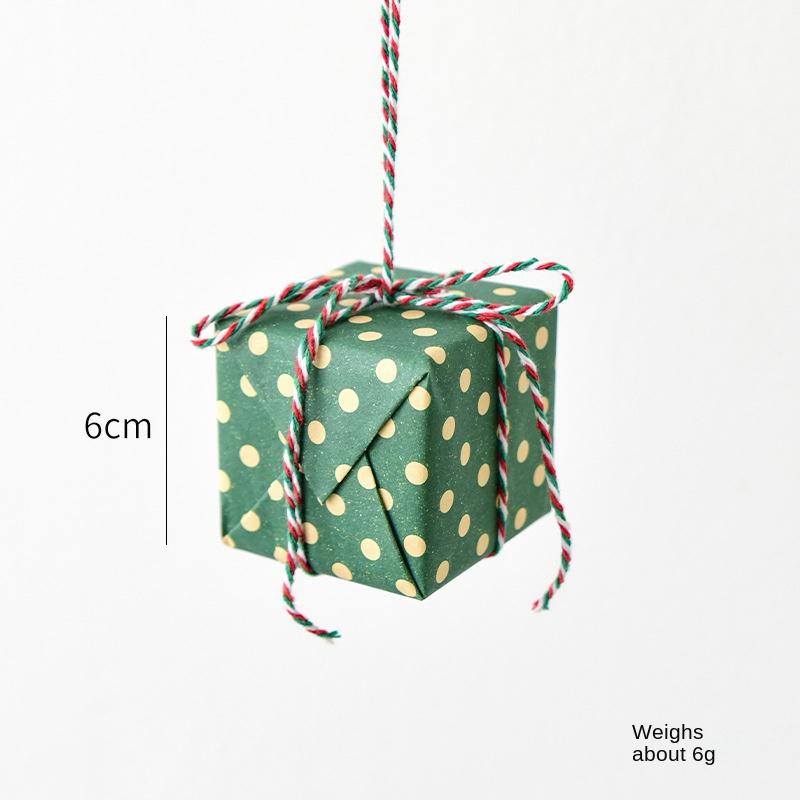 Christmas Gift Package Three Piece Pendant Set Decoration Gift Box Christmas Tree Christmas Window Display Home Decoration