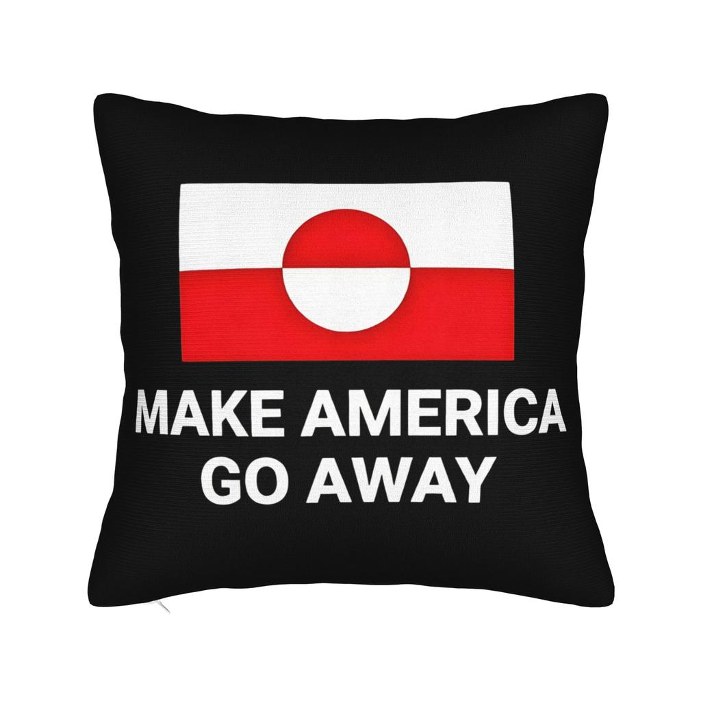 MAGA Greenland Bear Square Pillow Cases Cushion Covers Creative Zipper Decor Throw Pillow Case Cover for Car 40x40cm