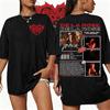 2025 Singer Dela Rose Album Tour 100 Pure 100% Pure Cotton Printed T-shirt Women Fashion Trend Oversized High Quality Streetwear