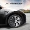 4PCS 19 Inch Hub Cap for Tesla Model Y Wheel Hubcap Performance Replacement Right&Left Wheel Cap Full Rim Cover Accessories