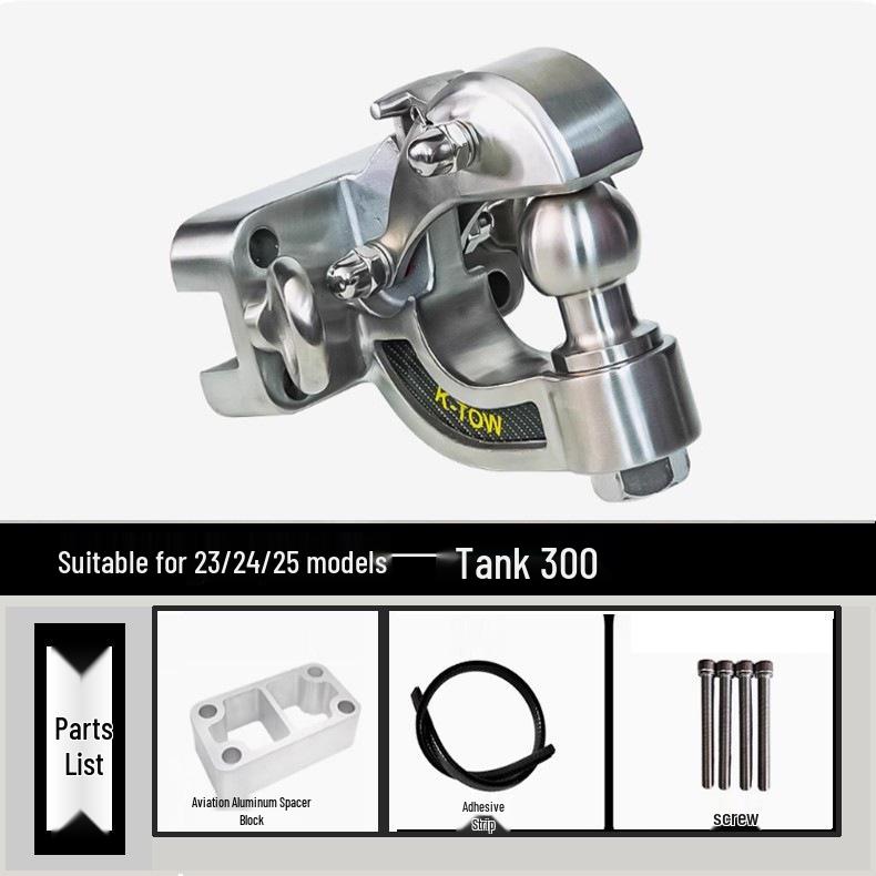 Premium 304 Stainless Steel Tow Hook for Tank 300, Patrol Cruiser, Land Cruiser, and Universal Rogue
