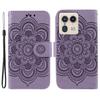 For Motorola Edge 50 Ultra 5G/Moto X50 Ultra 5G Case PU Leather Mandala Imprinted Design Wallet Phone Cover