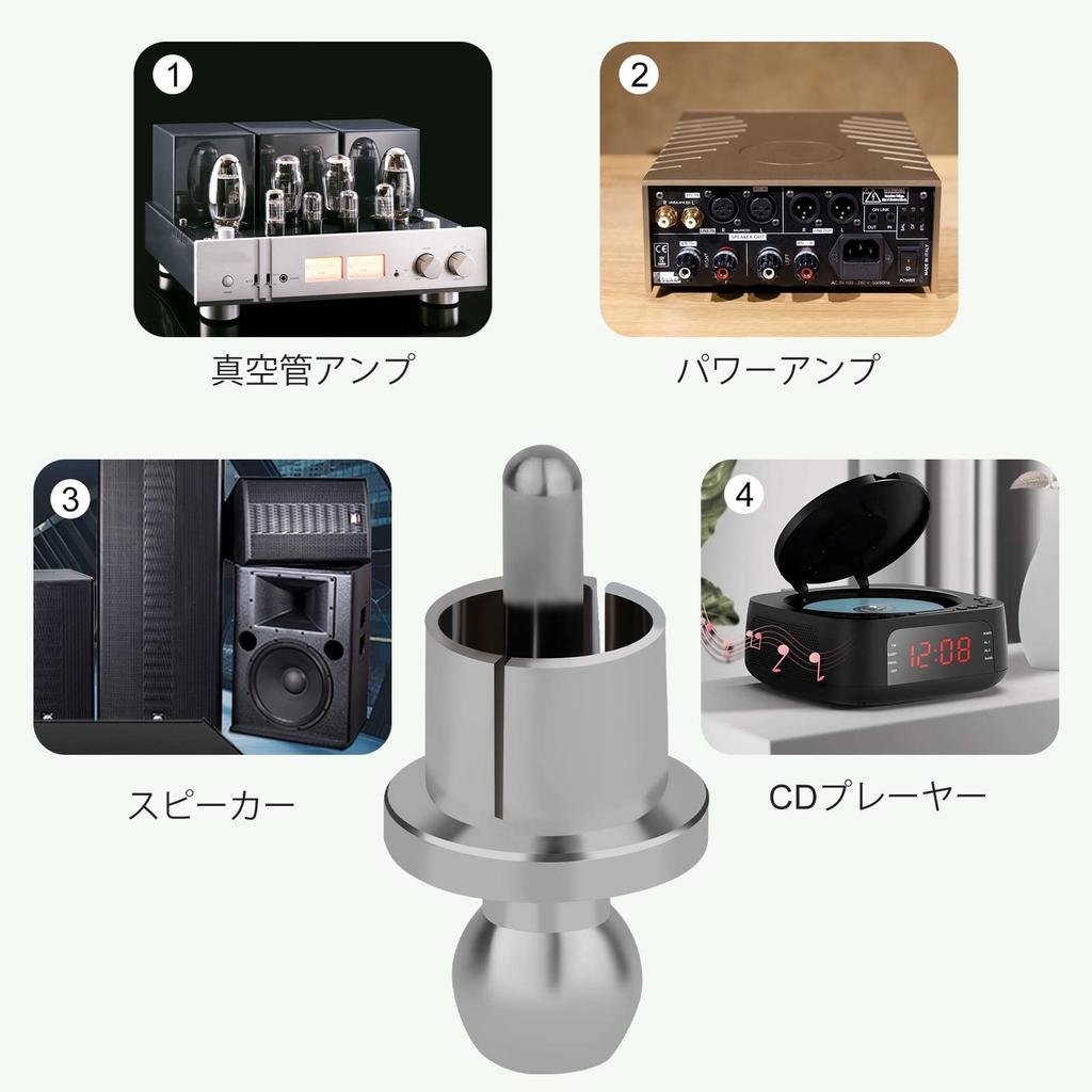 Monosaudio RCA Plug Teflon Protective Noise Jack RCA Input Terminal Removable Center for AV and Sound System Audio Set of 8 Caps, Caps, Reduction,