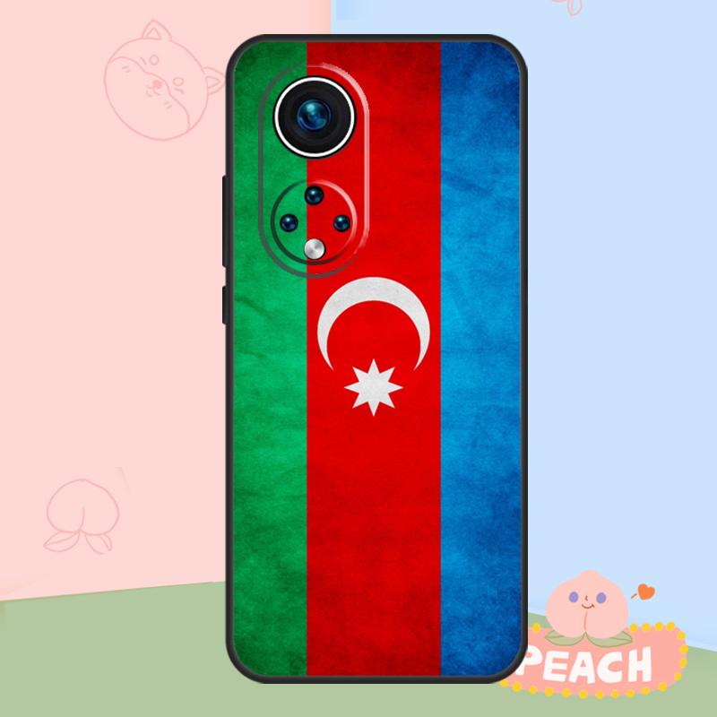 Azerbaijan Flag Case For Honor Magic 5 6 7 8 Lite Honor 400 Pro 200 50 70 90 X8c X9a X9b X9c X9d Win RT Cover