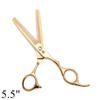 Professional Hairdressing Scissors 5.5" 6'' Purple Dragon Japan 440C Thinning Shears Douuble Side Teeth 15% Thinning Rate