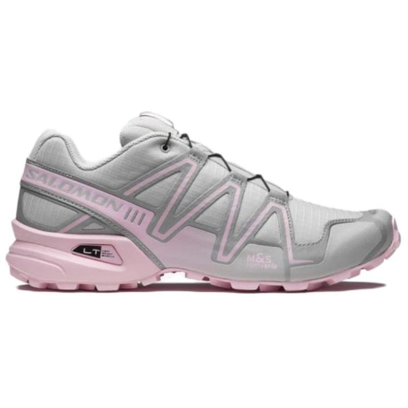 SALOMON Speedcross 3 Slip Resistant Abrasion Resistant Low Top Outdoor Shoes Women's Gray Sneakers 477232