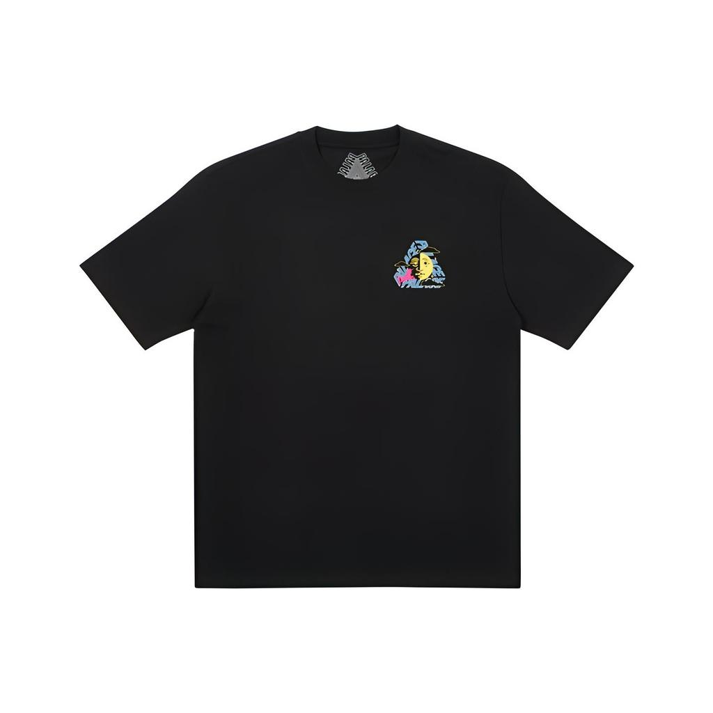 Palace FW21 Da One Cartoon Print Round Neck Short Sleeve T-Shirt Unisex Tops Black P21TS050