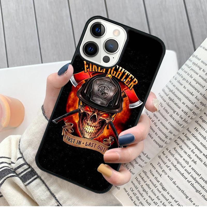 Fire Rescue Department Phone Case for iPhone 17 Air 16 15 14 12 13 PLUS 11 PRO MAX Cover Fundas Shell