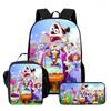 Kids Cartoon Backpack Set With Lunch Bag Pencil Case - Lightweight Ergonomic School Grades 1-6