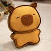 Cat Toast Capybara Plush Toys Backpack Pendants Cartoon Keychains Gifts Kids