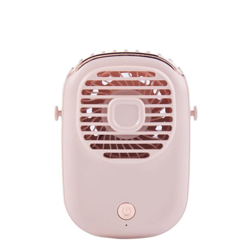 Mini Neck Hanging Fan Eyelash Blower Beauty Tool Usb Rechargeable Leafless Small Fan Noiseless 3-speed Mechanical Operation