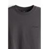 H M Loose FiT PrinTed T sHirT Dark Grey