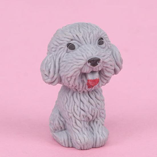 Rubbing Eraser Traceless Wipe Clean Stationery Cartoon Teddy Dog Pencil Eraser for Student