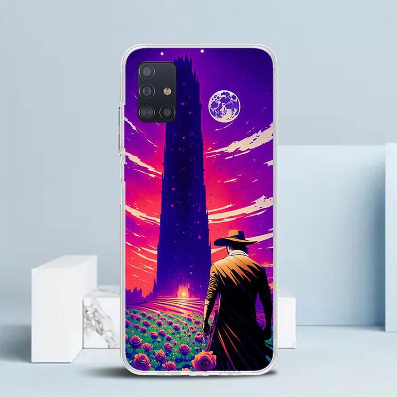 Stephen King The Dark Tower Soft Cover for Samsung Galaxy A12 A22 A32 A52 A72 A02S Phone Case Note 20 Ultra 10 S10 Plus A51 A71