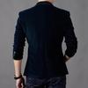 Suits Jacket Skin-friendly Long Sleeve Corduroy Men Fashion Casual Business Blazer for Autumn
