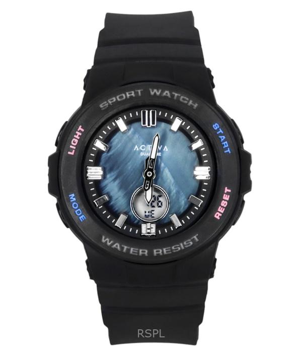 

Invicta Activa Аналогово-цифровые часы Ремешок из термопластичного полиуретана Синий Перламутровый циферблат Кварцевые ACW2125-001 Часы унисекс синий