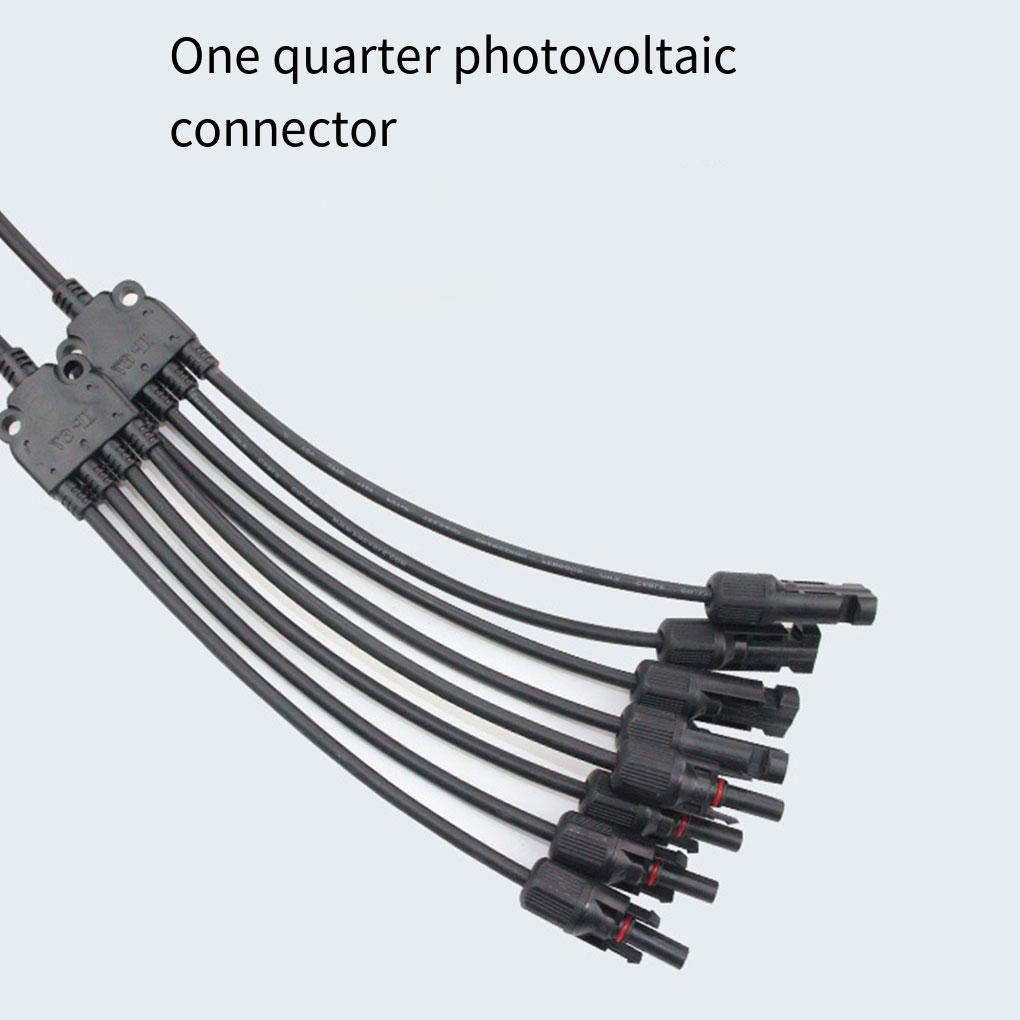 Y Type Solar PV Branch Parallel Cable Connector Adapters 1 To 4 Way Solar Panel Connector For Photovoltaic System
