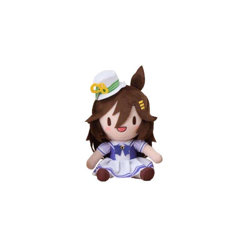 Genuine Uma Musume Pretty Derby Fuwa Petit Plush Dolls Kitasan Black Satono Diamond Manhattan Cafe Anime Fufu Toys For Gift