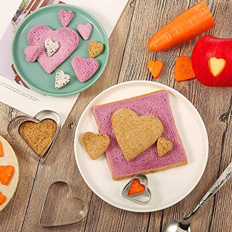 Schönes DIY Liebesherz Edelstahl Ausstecher Form Keksform Keksform Fondant Gebäck Kuchen Dekoration Backwerkzeuge Küche Backgeschirr