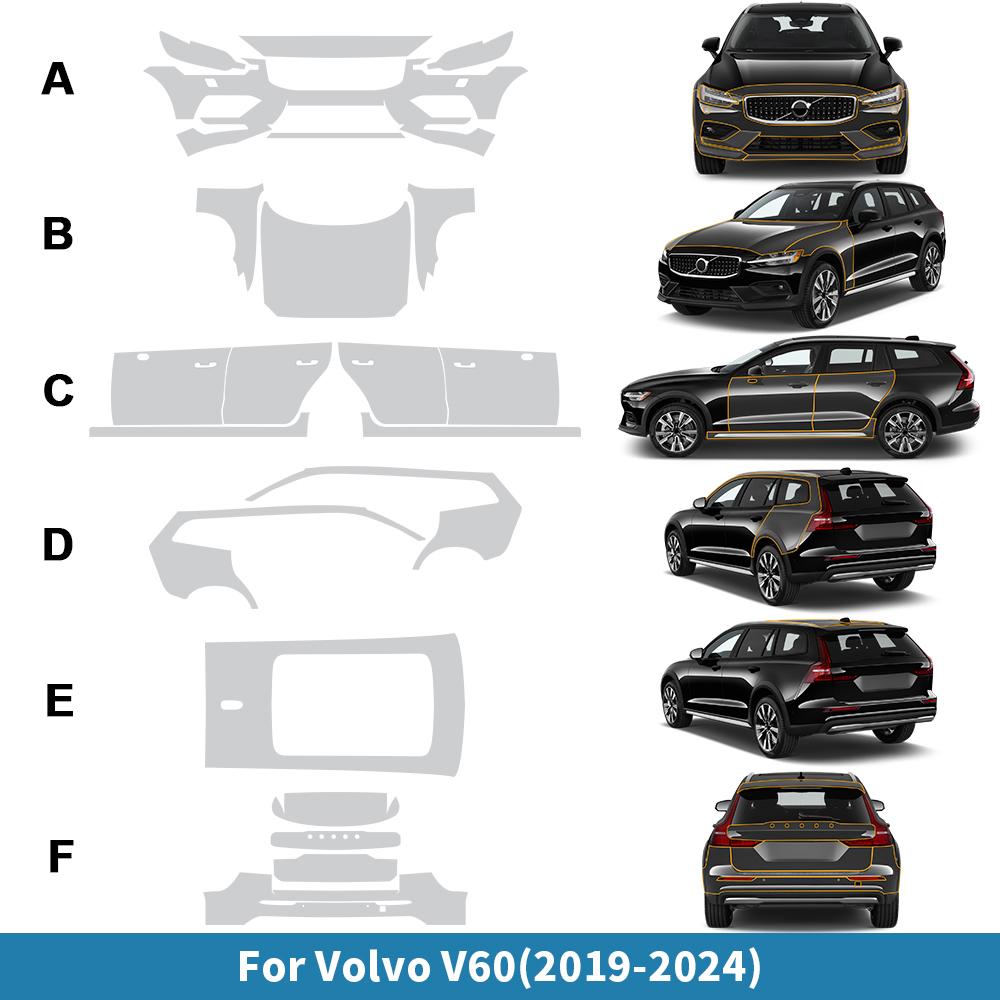 For Subaru Outback 2020 2025 2025 Paint Protection Film Clear Bra PPF Anti Scratch Pre Cut Car Body 0.2MM Film Covers