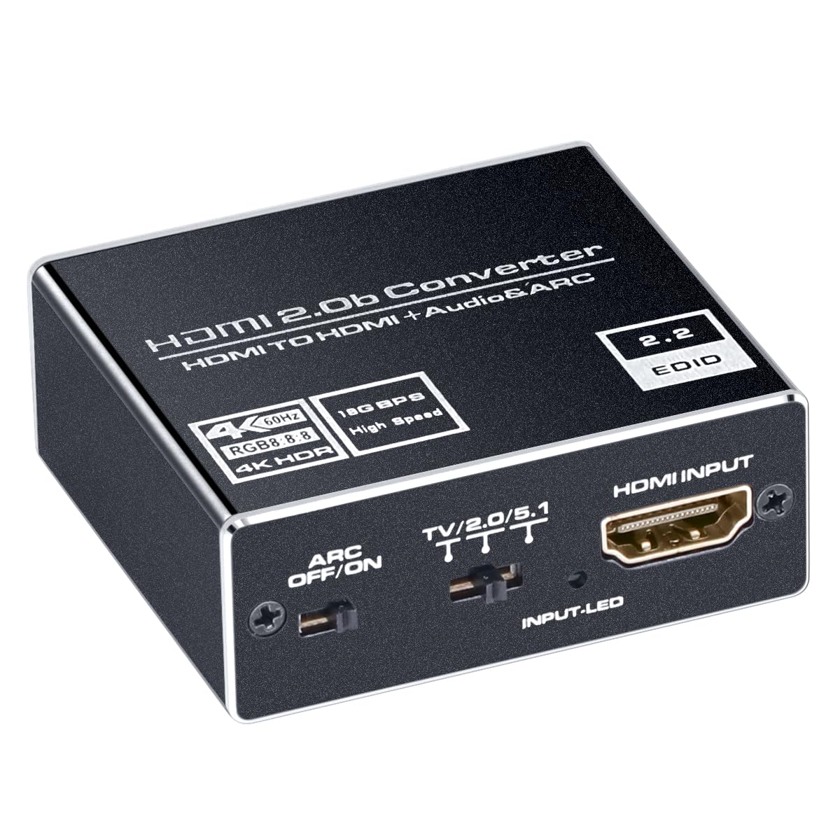 

BLUPOW HDMI Audio Splitter Analog ARC Audio HDMI HDCP HDMI Adapter for PS4 Fire and VA130 1080P@120Hz/4K@60Hz (Optical Digital/3.5mm Output),