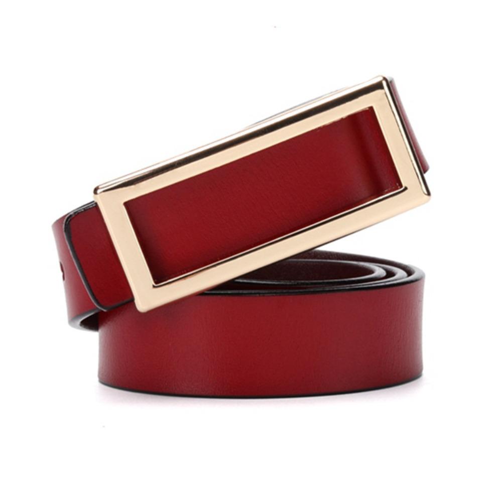 

Fashion Dress Belt Elegant Skinny Thin Belt Waistband Genuine Leather Belts Personalized Style 5