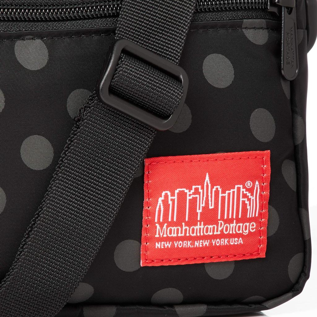 Genuine Shoulder Bag Dot Print Jogger Bag Black [Manhattan Portage] [Official]