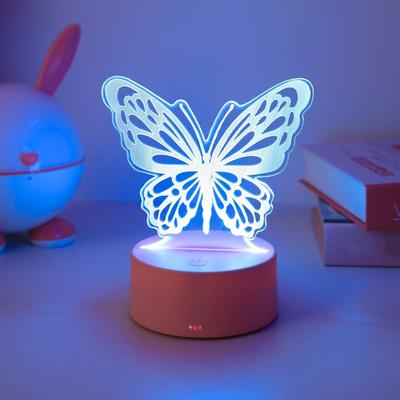 3D Schmetterling Kreatives Nachtlicht USB Heimdekoration Tischdekoration Wohnzimmer Schlafzimmer Dekolicht Geburtstagsgeschenk
